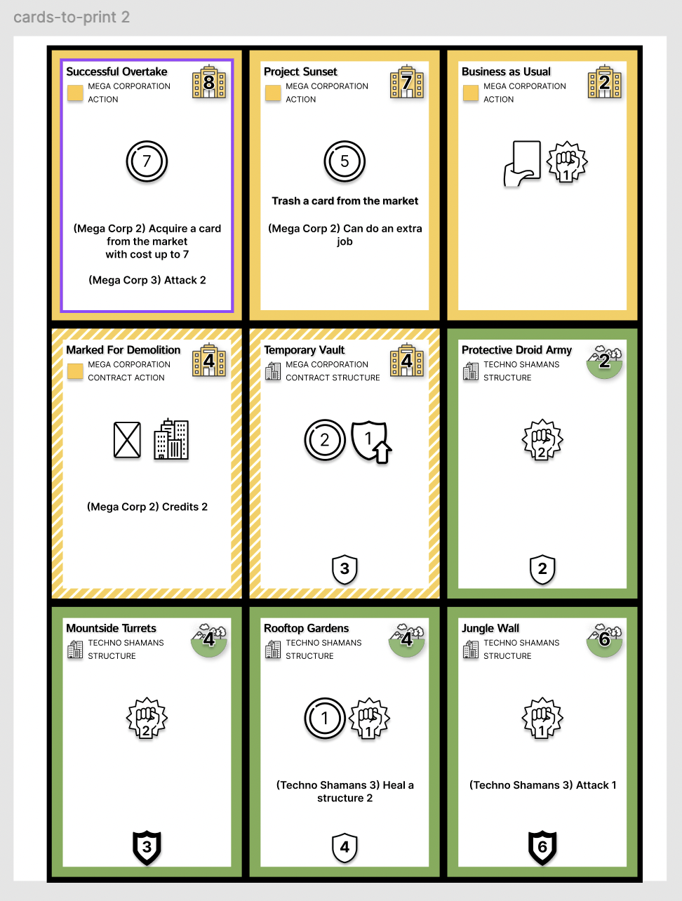 Card example image 01 from my deckbuilder game design project